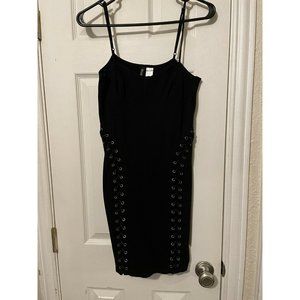 Women's H & M Divided BodyCon Black Dress 8